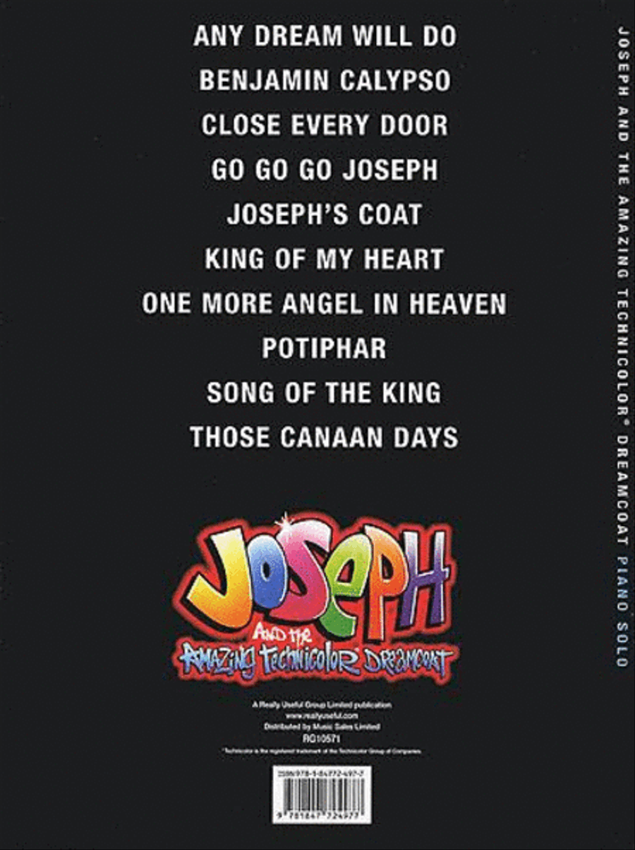 Joseph and The Amazing Technicolor Dreamcoat Piano Method scores gallery preview page 2