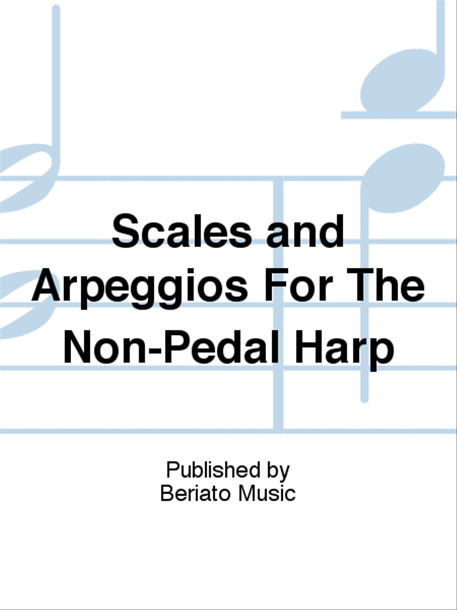 Scales and Arpeggios For The Non-Pedal Harp Pedal Harp scores gallery preview page 1