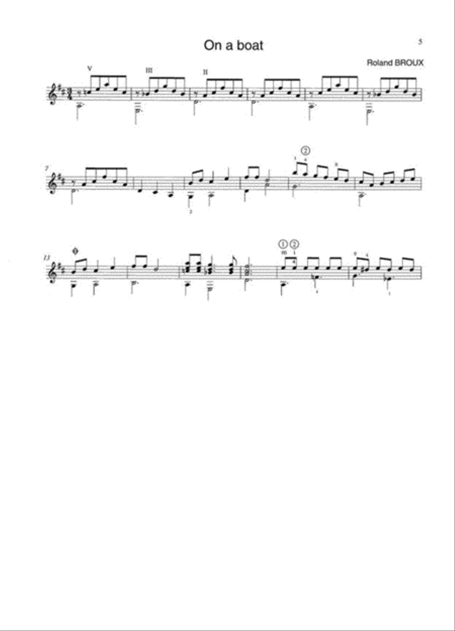 Klangbilder für Gitarre op. 39 Band 2 Classical Guitar scores gallery preview page 4