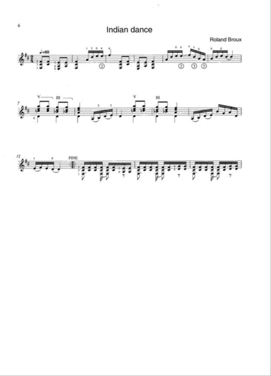 Klangbilder für Gitarre op. 39 Band 2 Classical Guitar scores gallery preview page 5