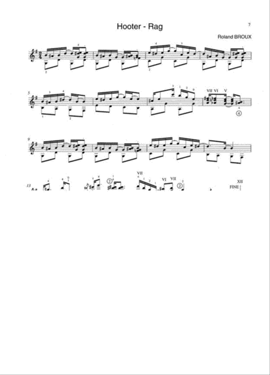 Klangbilder für Gitarre op. 39 Band 2 Classical Guitar scores gallery preview page 6