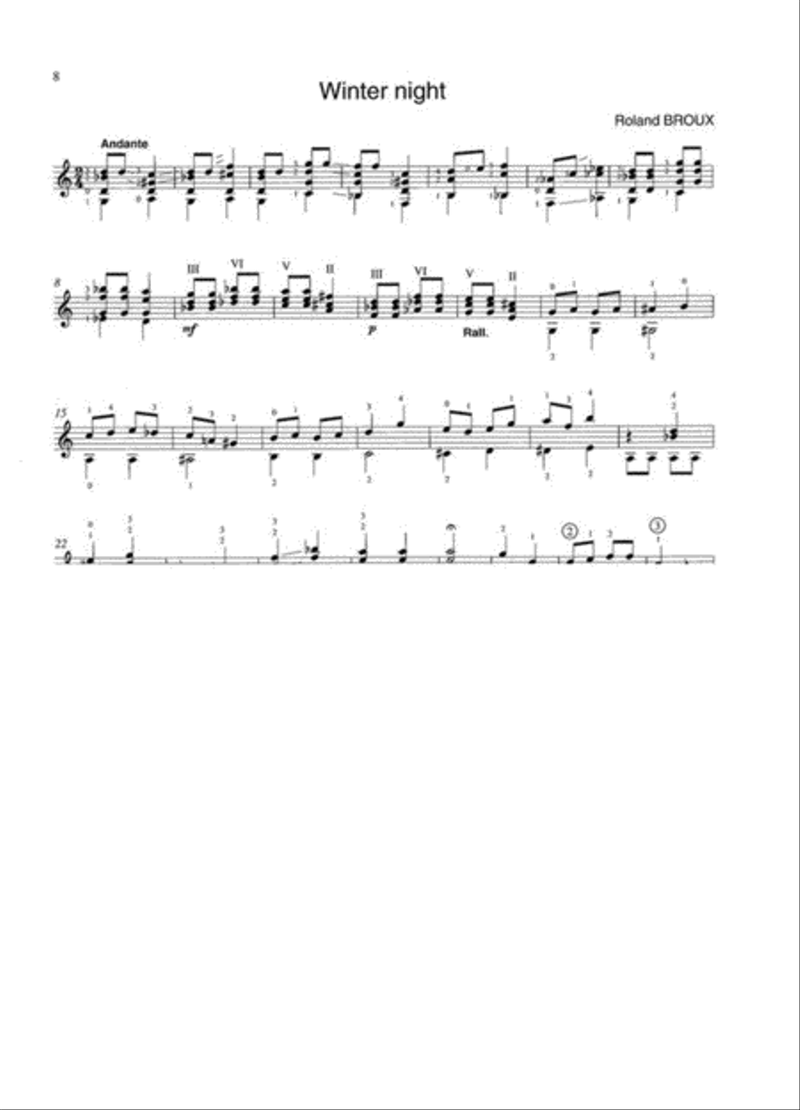 Klangbilder für Gitarre op. 39 Band 2 Classical Guitar scores gallery preview page 7