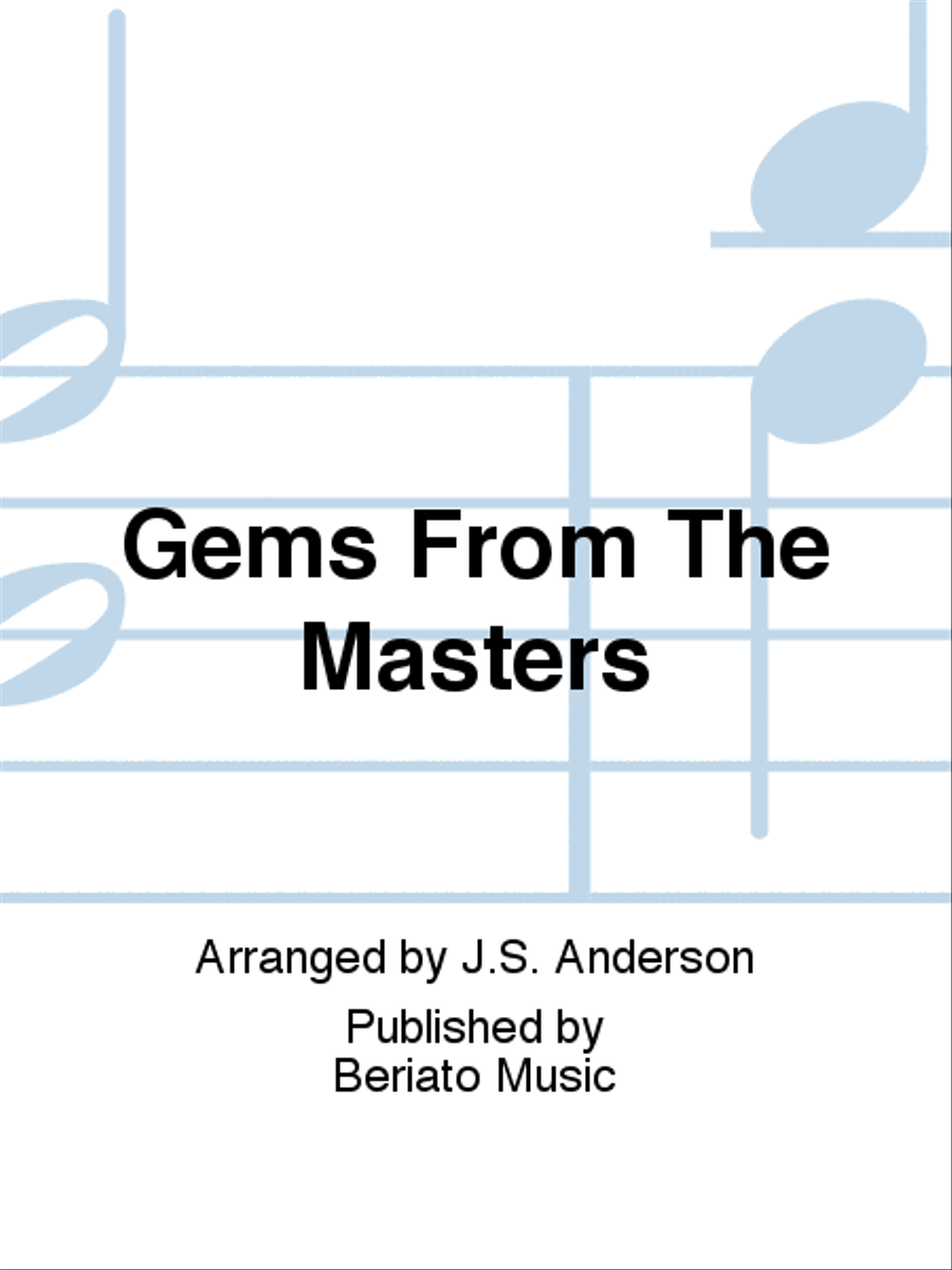Gems From The Masters Organ scores gallery preview page 1