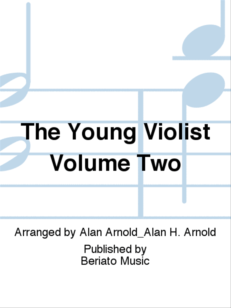 The Young Violist Volume Two Piano Accompaniment scores gallery preview page 1