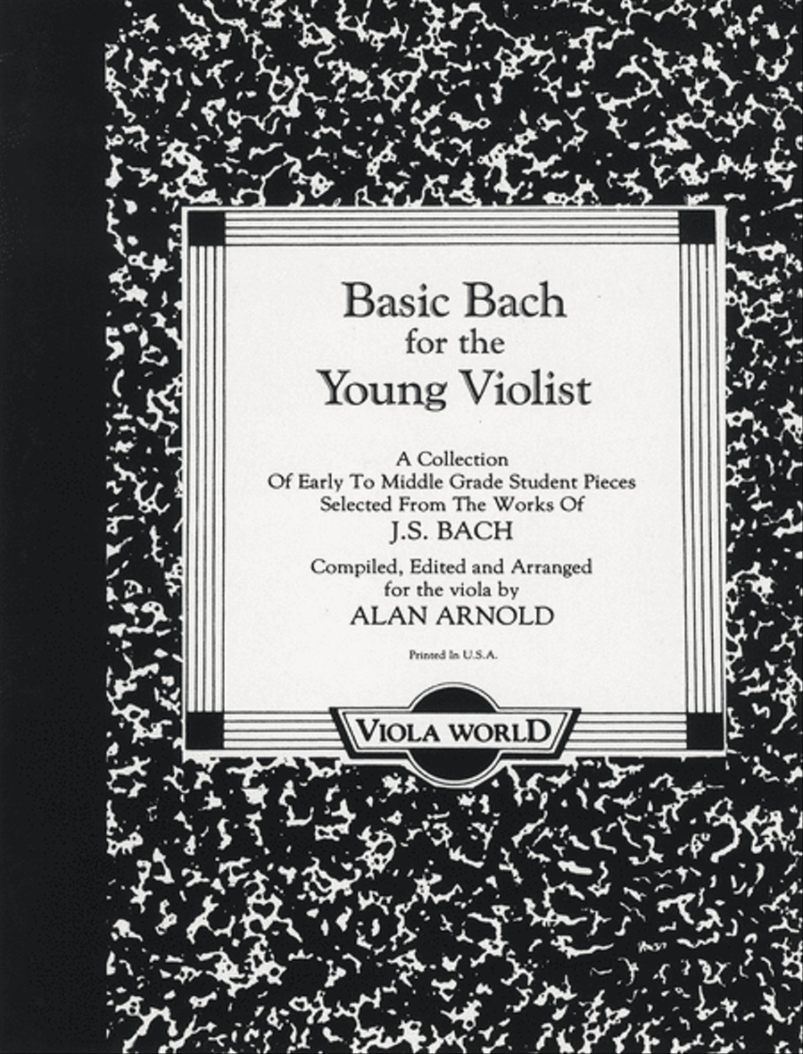 Basic Bach For The Young Violist Piano Accompaniment scores gallery preview page 1