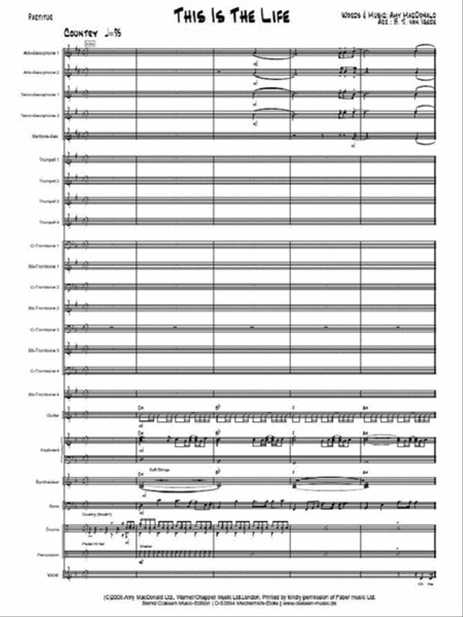 This is the Life Jazz Ensemble scores gallery preview page 1