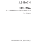 Siciliana De La Sonata I Para Violin mini preview