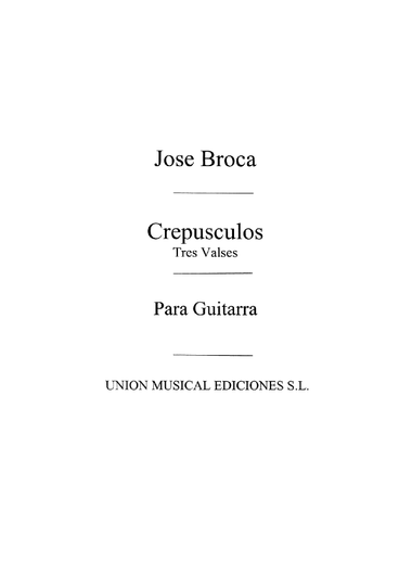Crepusculos, tres Valses