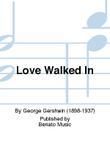 Love Walked In - Piano Solo