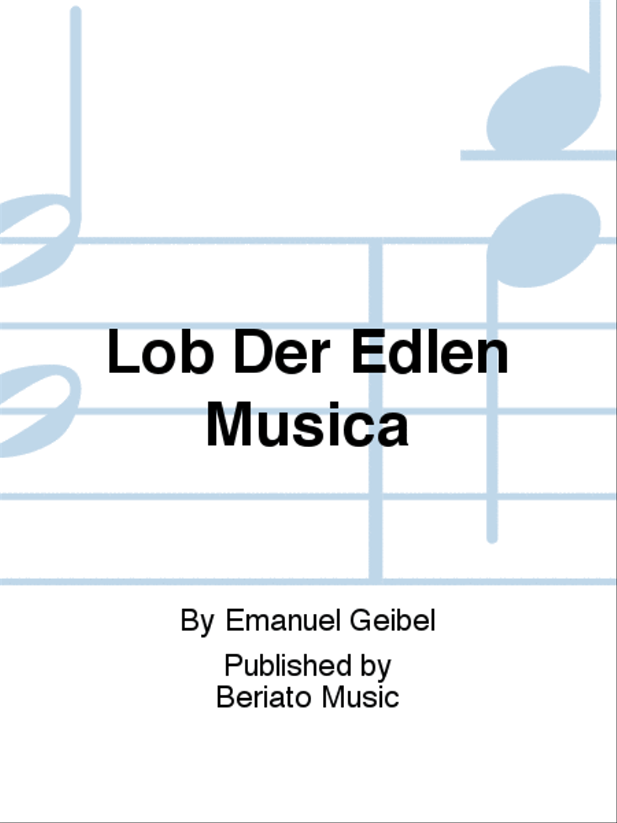 Lob Der Edlen Musica Choir scores gallery preview page 1