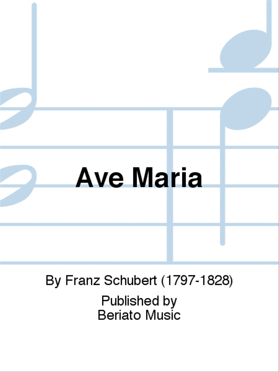 Ave Maria Saxophone scores gallery preview page 1