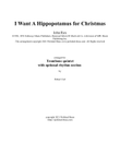 I Want A Hippopotamus For Christmas (Hippo The Hero)