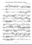 INVENCIÓN PARA FLAUTA, CLARINETE Y FAGOT