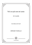 Paisiello-Nel cor più non mi sento in F Major,for Voice and Piano
