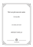 Paisiello-Nel cor più non mi sento in G Major,for Voice and Piano