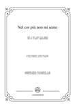 Paisiello-Nel cor più non mi sento in A flat Major,for Voice and Piano