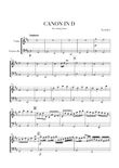 Canon in D for Violin and Cello Duet