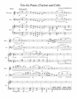 Trio for Piano, Clarinet and Cello