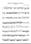 Apocalyptic Eschatological Capriccio-Violino Solo.