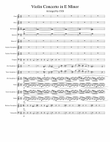 Violin Concerto in e minor for Alto and Tenor Saxophone