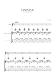 Canon in D for Violin and Guitar (Notation and Tab included)