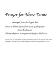 Prayer for Notre Dame Piano Solo