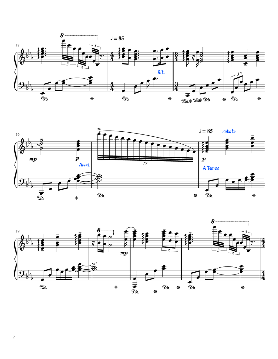 Tammy Piano Solo scores gallery preview page 2