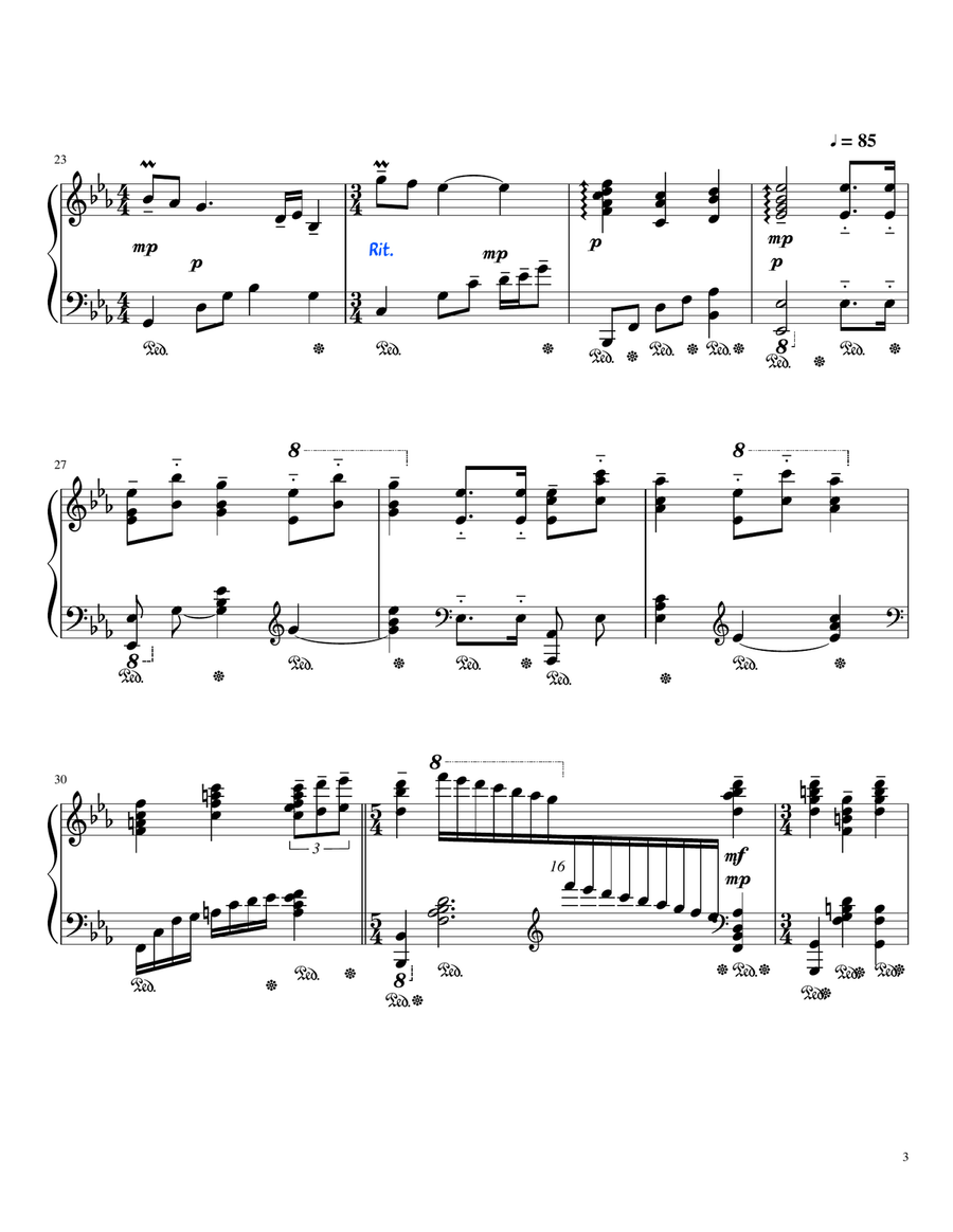 Tammy Piano Solo scores gallery preview page 3
