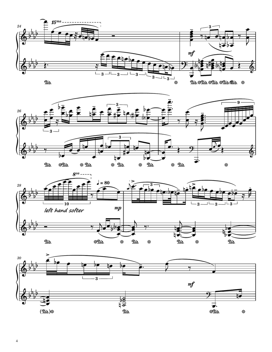 Sophisticated Lady Piano Solo scores gallery preview page 4