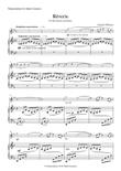 RÊVERIE Claude Debussy Arr. for Clarinet by Mark Cropton