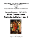 Nine Duets from Hotteterre op. 8 (Alto Clef Version - Editions for All Instruments/Keys Available)