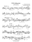 Ili ili, tulog anay for guitar solo