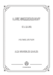 Alma Mahler-Laue Sommernacht in A Major, for Voice and Piano