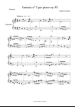 Fantasia n° 1 per piano op. 85