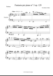 Fantasia n° 3 per piano op. 129