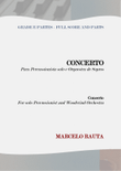 Concerto for solo Percussionist and Woodwind orchestra) - Full score and parts