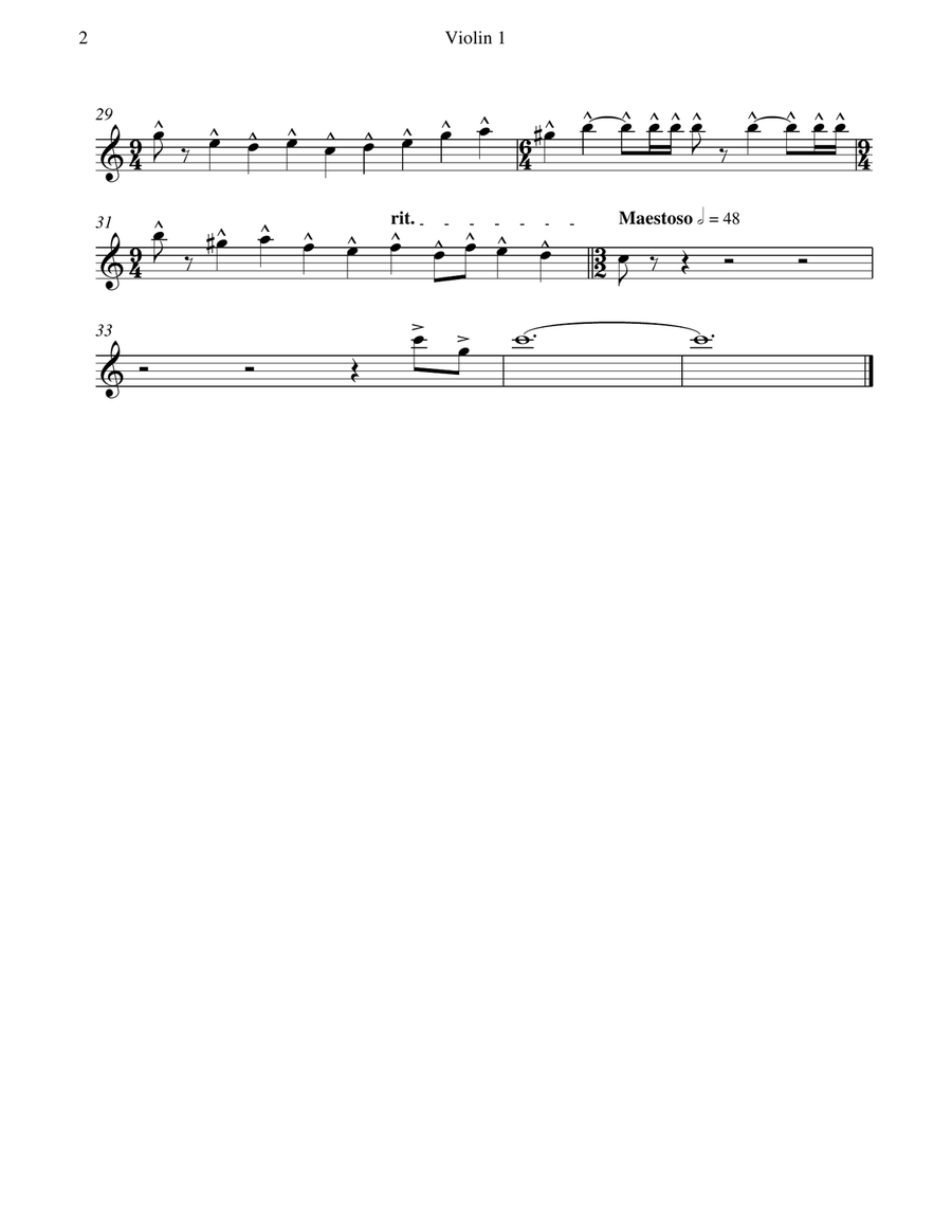Excerpt From Maestoso Excerpt From Maestoso String Quartet scores gallery preview page 6