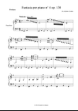 Fantasia n° 4 per piano op. 130