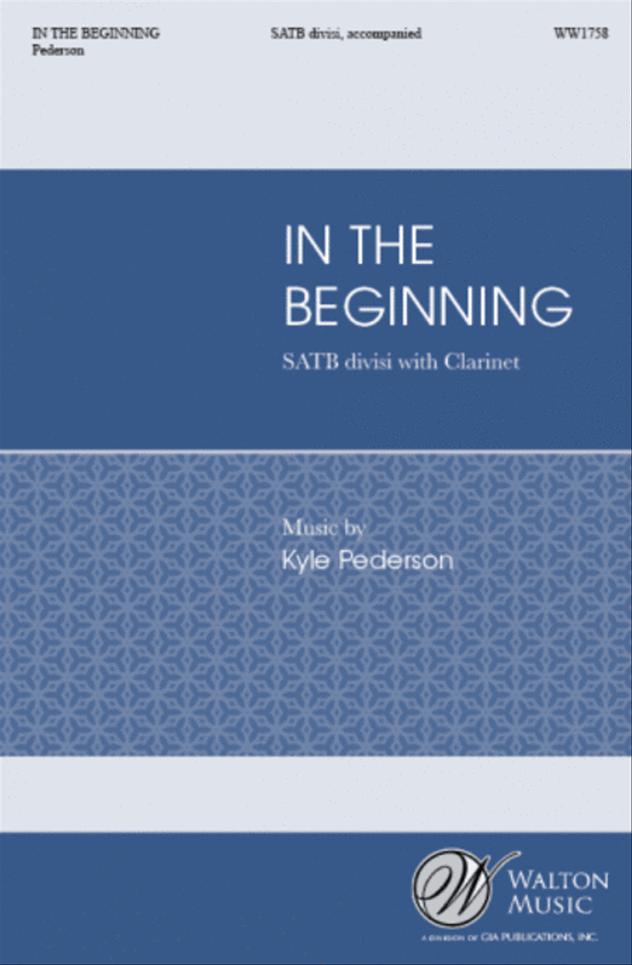 In the Beginning In the Beginning Divisi scores gallery preview page 1