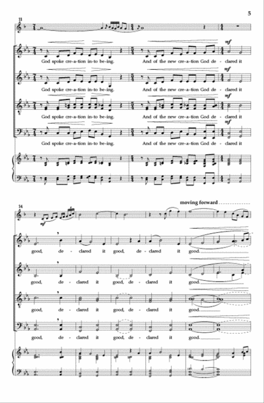 In the Beginning In the Beginning Divisi scores gallery preview page 4