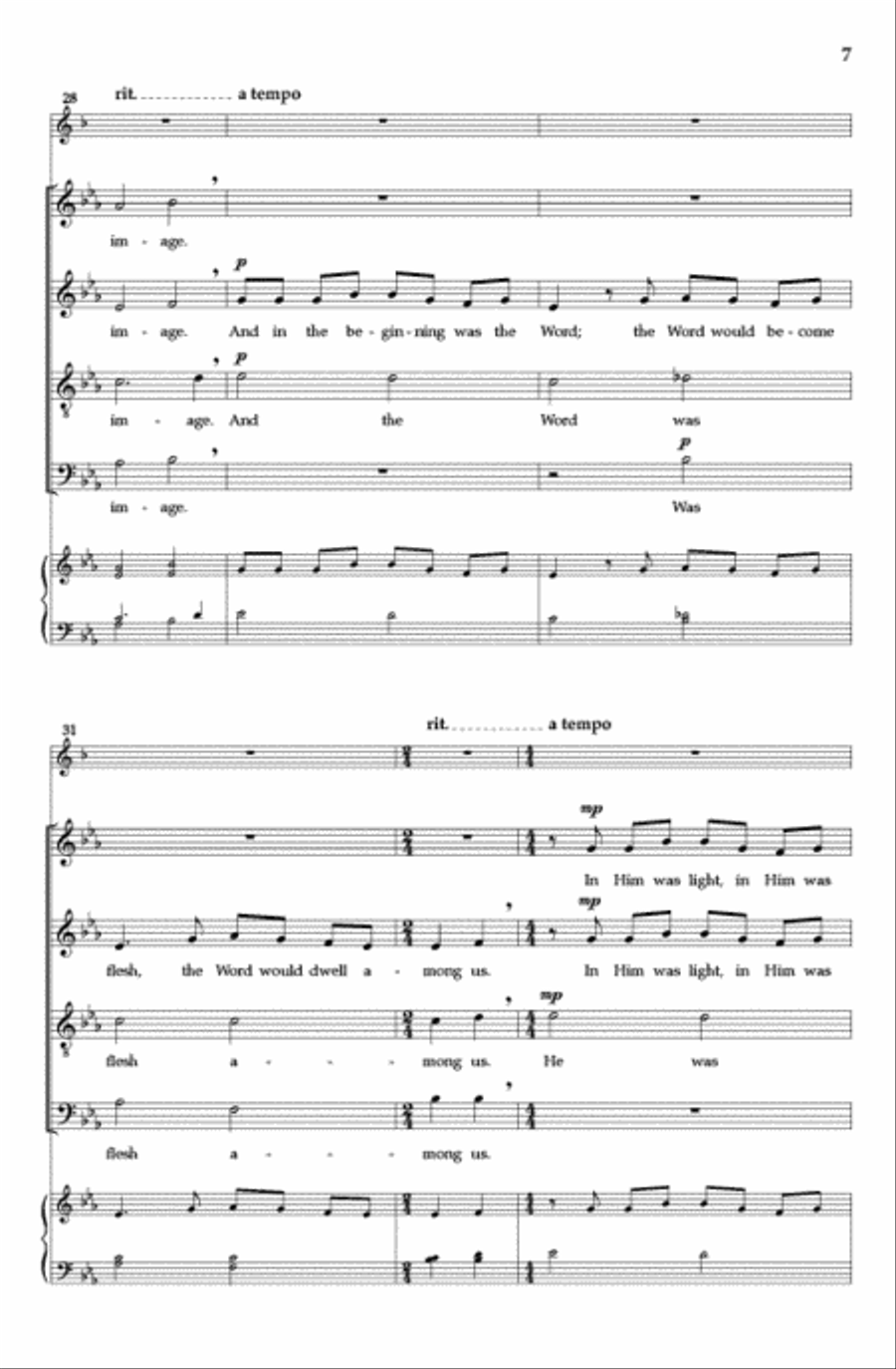 In the Beginning In the Beginning Divisi scores gallery preview page 6