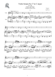Mozart - Violin Sonata No.17 in C major KV 296 for Violin and Piano - Score and Part