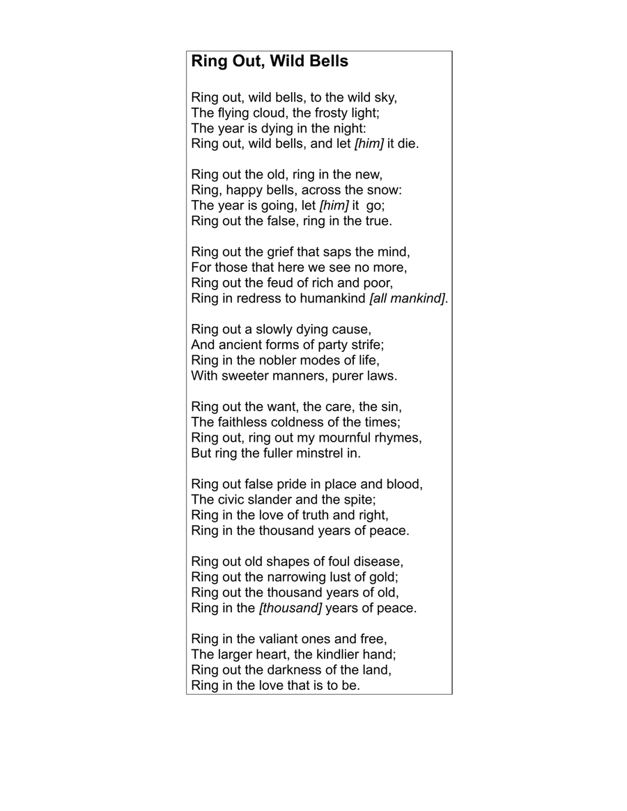W L Larsen - Ring Out, Wild Bells TTBB scores gallery preview page 2