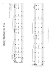 Happy Birthday To You (arr. Christopher Hussey)