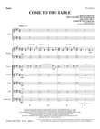 Come to the Table (arr. David Angerman) - Full Score