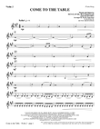 Come to the Table (arr. David Angerman) - Violin 2