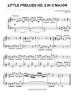 Little Prelude No. 2 in C Major mini preview