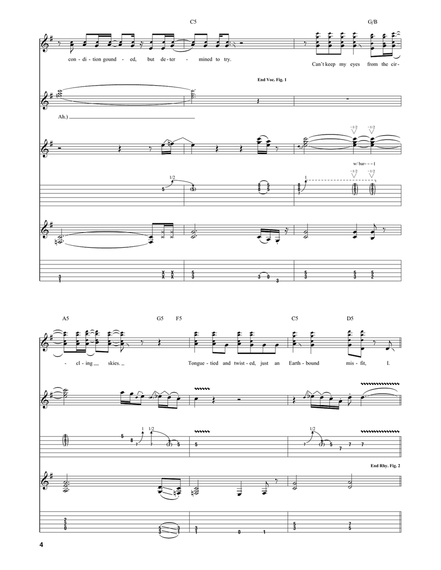 Learning To Fly Learning To Fly Acoustic Guitar scores gallery preview page 4
