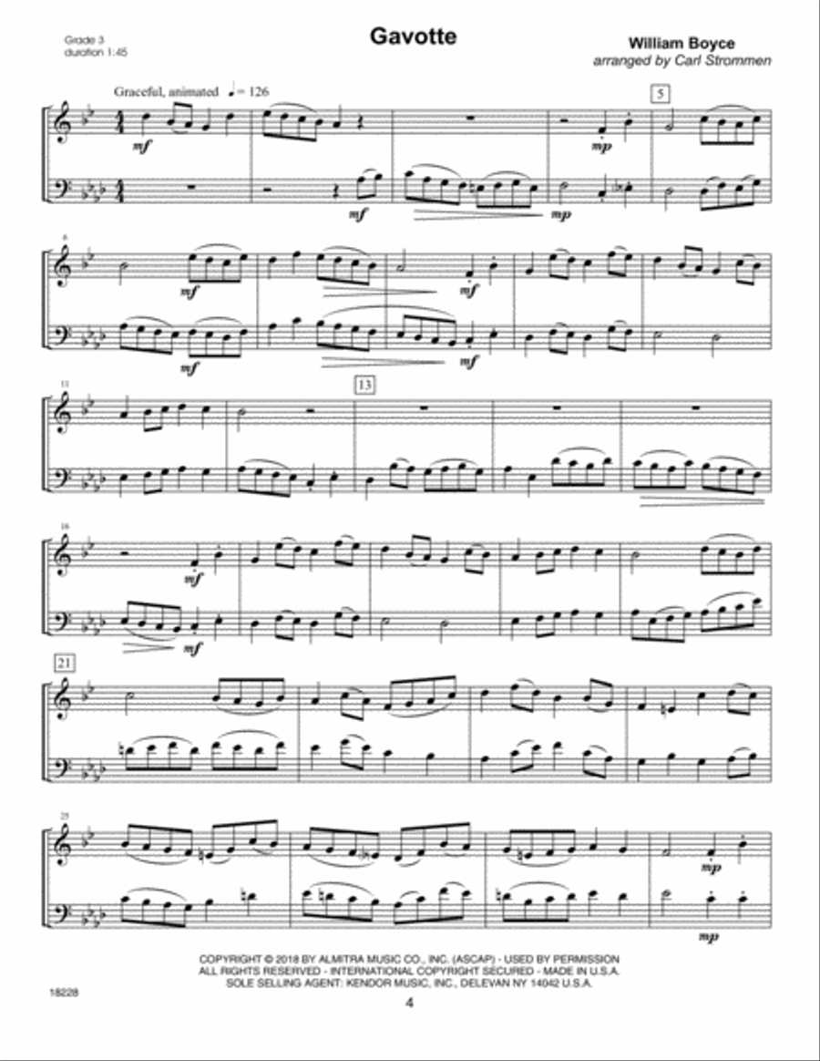15 Melodious Duets Brass Duet scores gallery preview page 4