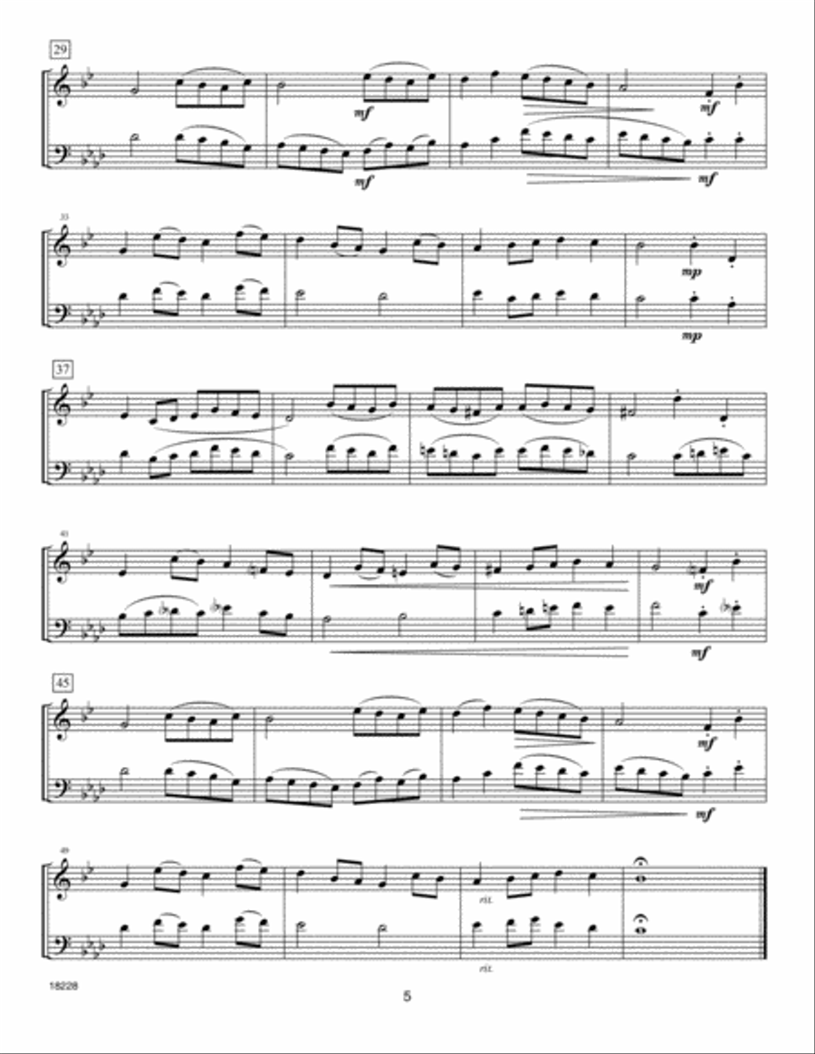 15 Melodious Duets Brass Duet scores gallery preview page 5
